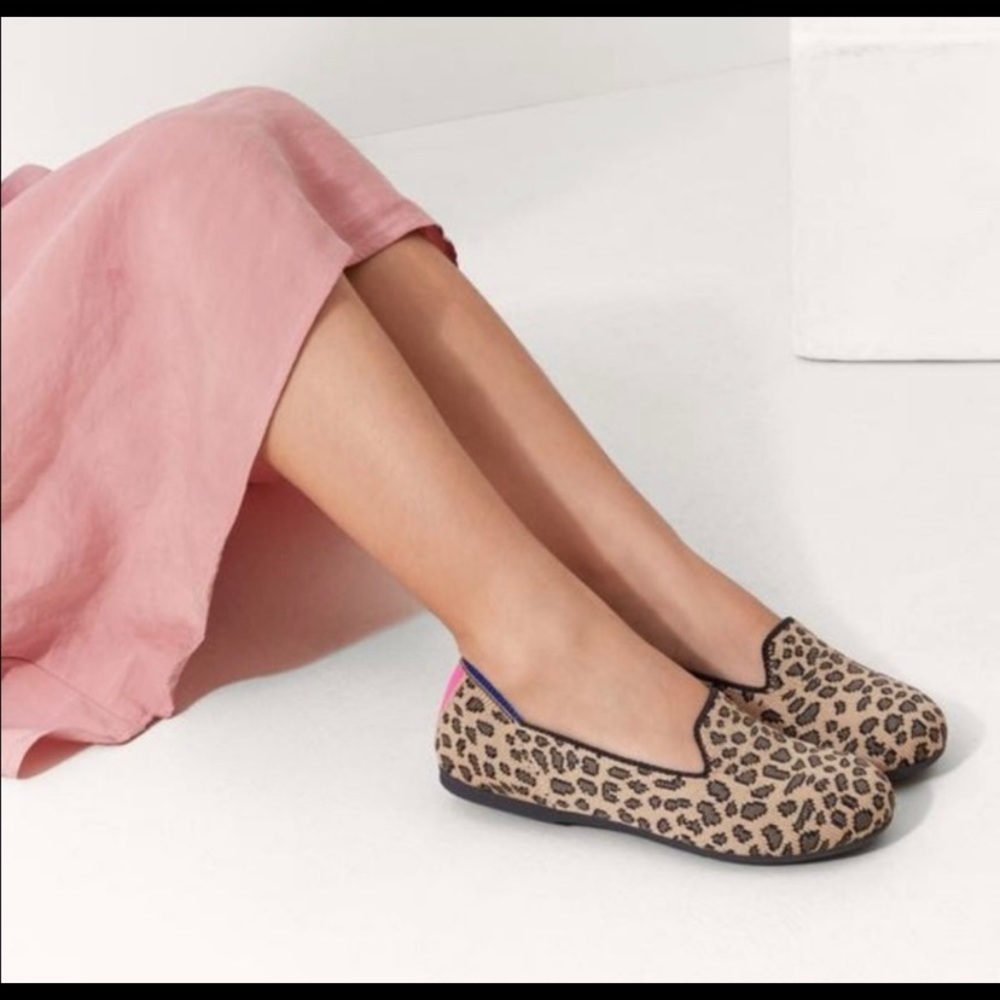 Size 11 Girls Rothy’s Animal Print Shoes